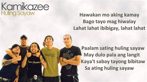 kamikazee huling sayaw lyrics|Kamikazee – Huling Sayaw Lyrics .